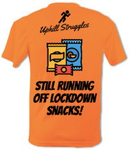 Load image into Gallery viewer, Still Running Off Lockdown Snacks Mens Tee