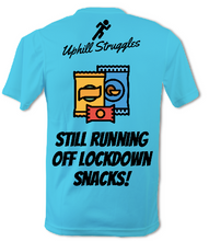 Load image into Gallery viewer, Still Running Off Lockdown Snacks Mens Tee