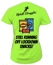 Load image into Gallery viewer, Still Running Off Lockdown Snack Womens Tee