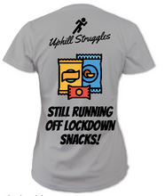 Load image into Gallery viewer, Still Running Off Lockdown Snack Womens Tee