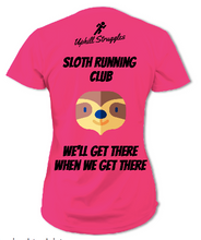 Load image into Gallery viewer, Sloth Running Club Womens Tee