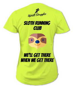 Sloth Running Club Womens Tee