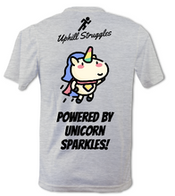 Load image into Gallery viewer, Powered by Unicorn Sparkles Childrens Tee