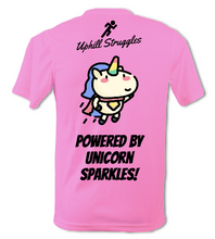 Load image into Gallery viewer, Powered by Unicorn Sparkles Childrens Tee