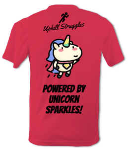 Powered by Unicorn Sparkles Childrens Tee