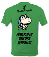 Load image into Gallery viewer, Powered by Unicorn Sparkles Childrens Tee