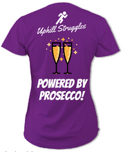 Load image into Gallery viewer, Powered By Prosecco Womens Tee