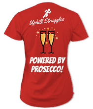 Load image into Gallery viewer, Powered By Prosecco Womens Tee