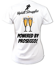 Load image into Gallery viewer, Powered By Prosecco Womens Tee