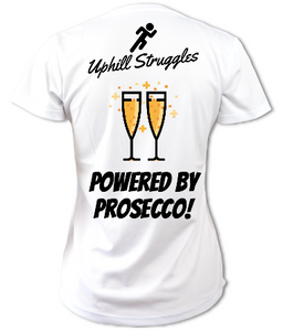 Powered By Prosecco Womens Tee