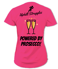 Load image into Gallery viewer, Powered By Prosecco Womens Tee