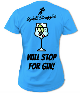 Will Stop for Gin Womens Tee