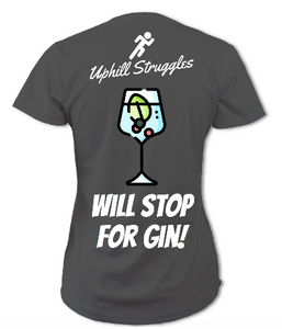 Will Stop for Gin Womens Tee