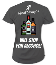 Load image into Gallery viewer, Will Stop For Alcohol Womens Tee