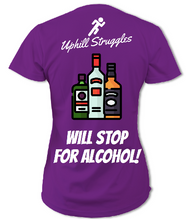 Load image into Gallery viewer, Will Stop For Alcohol Womens Tee