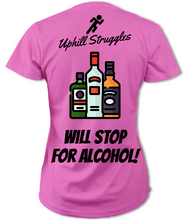 Load image into Gallery viewer, Will Stop For Alcohol Womens Tee