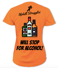 Load image into Gallery viewer, Will Stop For Alcohol Womens Tee