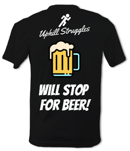 Will Stop For Beer Mens Tee