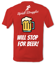 Load image into Gallery viewer, Will Stop For Beer Mens Tee