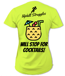 Will Stop For Cocktails Womens Tee