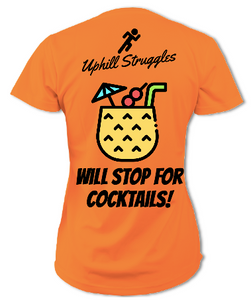 Will Stop For Cocktails Womens Tee