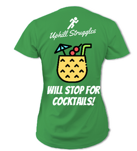 Will Stop For Cocktails Womens Tee