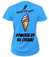 Load image into Gallery viewer, Powered by Ice Cream Womens Tee