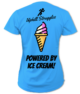 Powered by Ice Cream Womens Tee