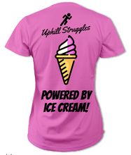 Load image into Gallery viewer, Powered by Ice Cream Womens Tee