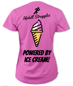 Powered by Ice Cream Womens Tee