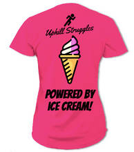 Load image into Gallery viewer, Powered by Ice Cream Womens Tee