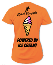 Load image into Gallery viewer, Powered by Ice Cream Womens Tee