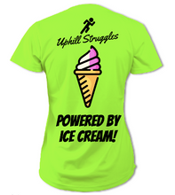 Load image into Gallery viewer, Powered by Ice Cream Womens Tee