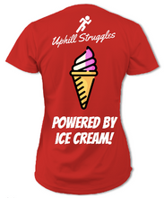 Load image into Gallery viewer, Powered by Ice Cream Womens Tee