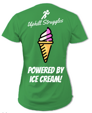 Load image into Gallery viewer, Powered by Ice Cream Womens Tee