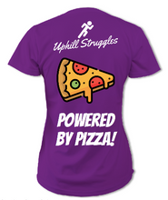 Load image into Gallery viewer, Powered by Pizza Womens Tee