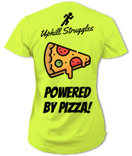 Load image into Gallery viewer, Powered by Pizza Womens Tee