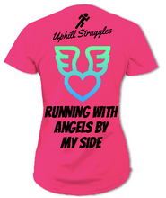 Load image into Gallery viewer, Running With Angels By My Side Womens Tee