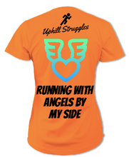 Load image into Gallery viewer, Running With Angels By My Side Womens Tee