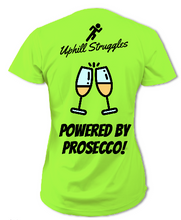 Load image into Gallery viewer, Powered by Prosecco Womens tee (SS 2021)