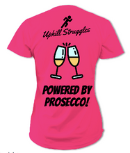 Load image into Gallery viewer, Powered by Prosecco Womens tee (SS 2021)