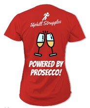 Load image into Gallery viewer, Powered by Prosecco Womens tee (SS 2021)