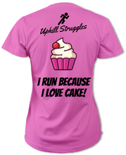 Load image into Gallery viewer, I Run Because I Love Cake Womens tee (SS 2021)