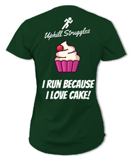 Load image into Gallery viewer, I Run Because I Love Cake Womens tee (SS 2021)