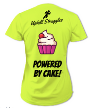 Load image into Gallery viewer, Powered By Cake Womens Tee