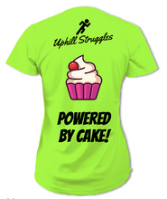 Load image into Gallery viewer, Powered By Cake Womens Tee