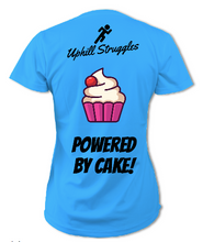 Load image into Gallery viewer, Powered By Cake Womens Tee