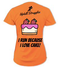 Load image into Gallery viewer, I Run Because I Love Cake Womens Tee (SS2022)