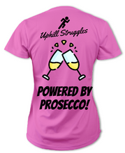 Load image into Gallery viewer, Powered by Prosecco Womens tee (SS 2022)