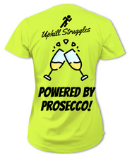 Load image into Gallery viewer, Powered by Prosecco Womens tee (SS 2022)